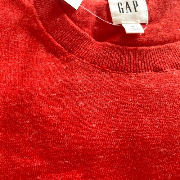 GAP Men’s Pullover Sweater XL NEW Red Heather - Picture 2 of 5